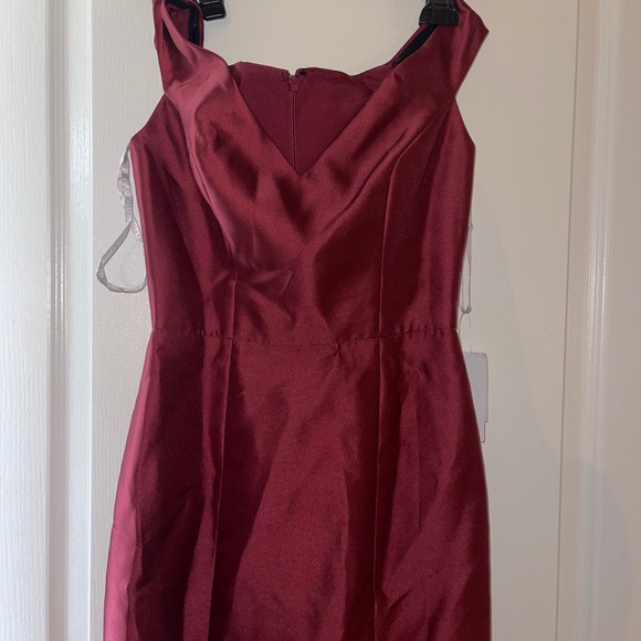 Trumpet Off-Shoulder Bridesmaid Dress - Picture 3 of 3